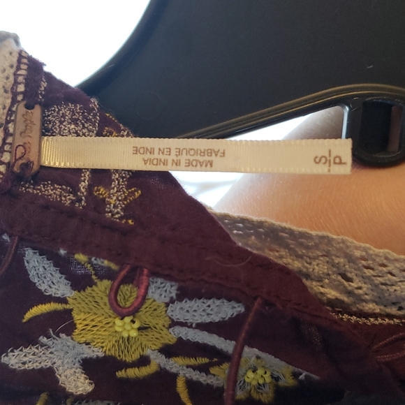 Free People Cozy On Up Embroidered Top - Picture 7 of 12